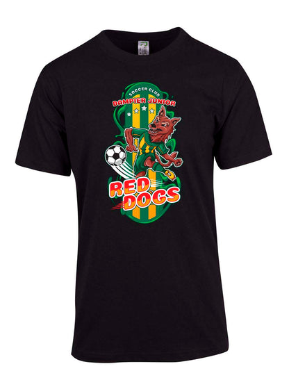 Boy's Dampier Red Dogs T Shirt Double Sided