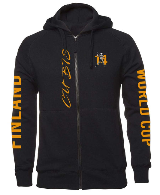 Cubis Finland Zipped Logo Hoodie