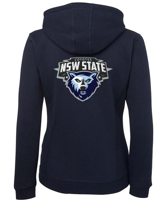 Coyotes NSW Ladies Zipped Hoodie