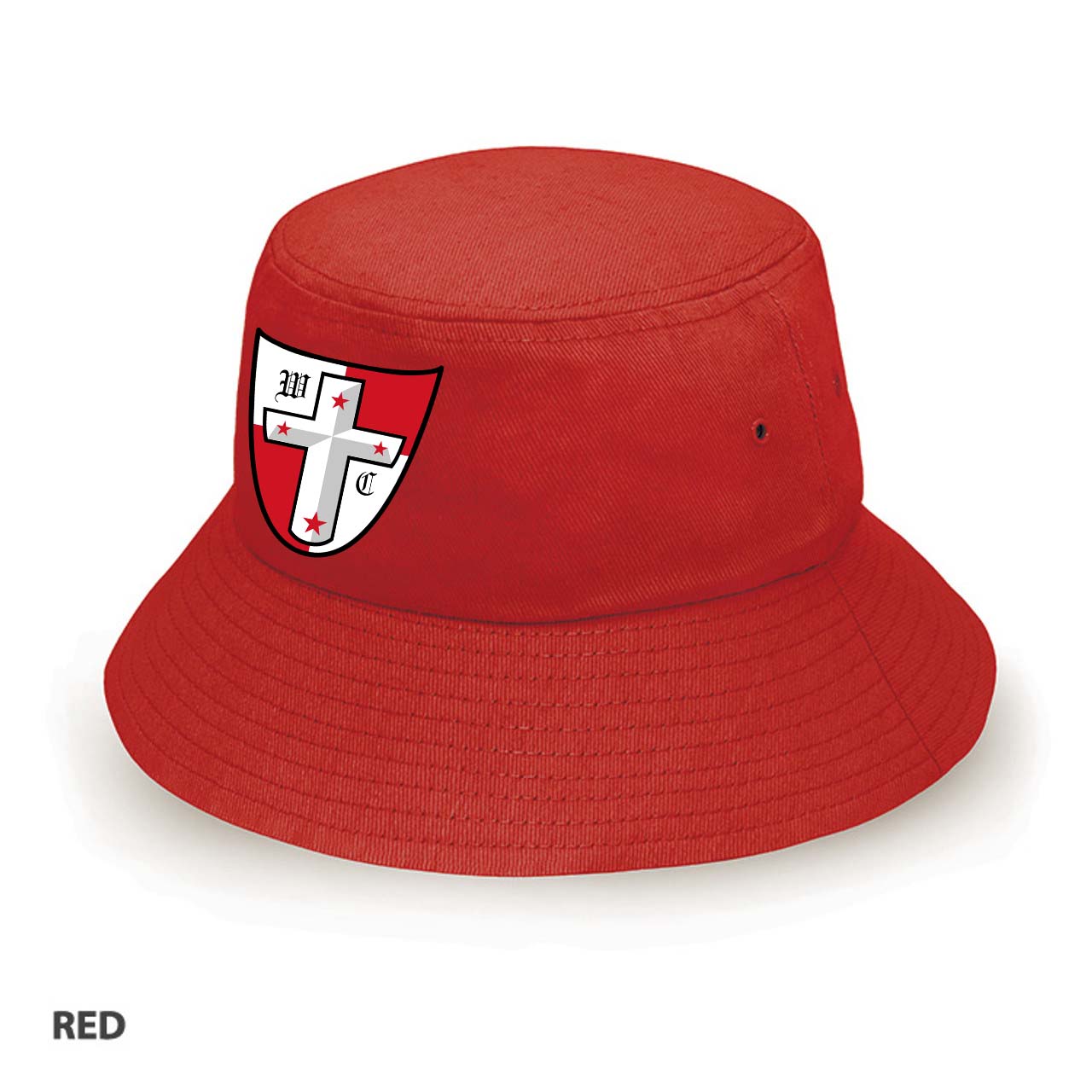 Crusaders Logo Red Bucket Hat