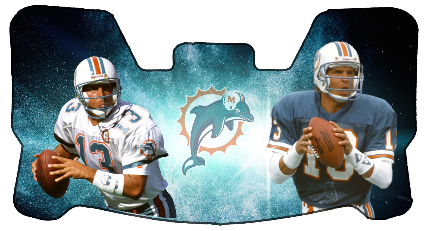 Dan Marino Dolphins Themed Custom Visor