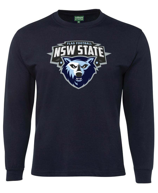 Flag Football NSW Long Sleeve state logo