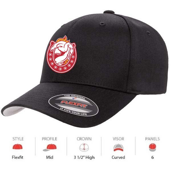 Wollongong Mustangs cap flex fit - American Sport Com Au