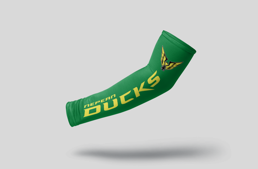 NEPEAN DUCKS ARM SLEEVE GREEN OR BLACK