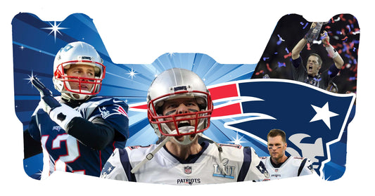 Tom Brady Patriots Themed Custom Visor