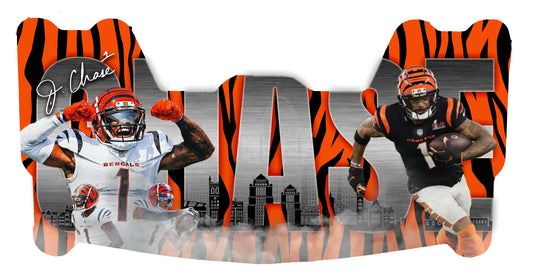 Ja'Marr Chase Themed Custom Visor