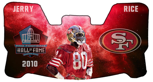 Jerry Rice Niners Themed Custom Visor