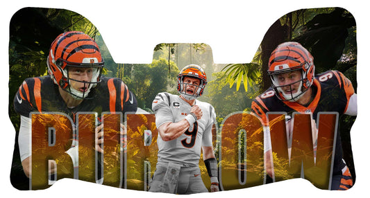 Joe Burrow Welcome To The Jungle Themed Custom Visor