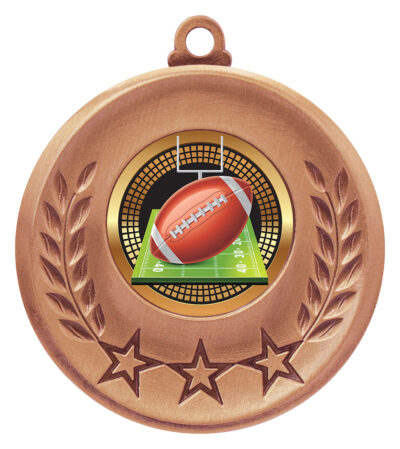 Laurel American Football Medal 3 Colours
