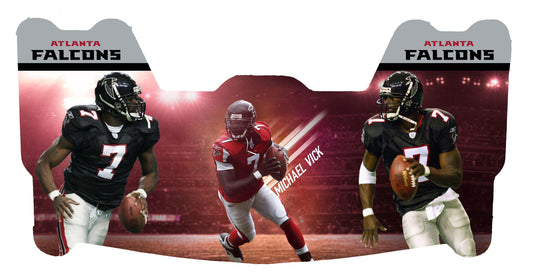 Michael Vick Falcons Themed Custom Visor