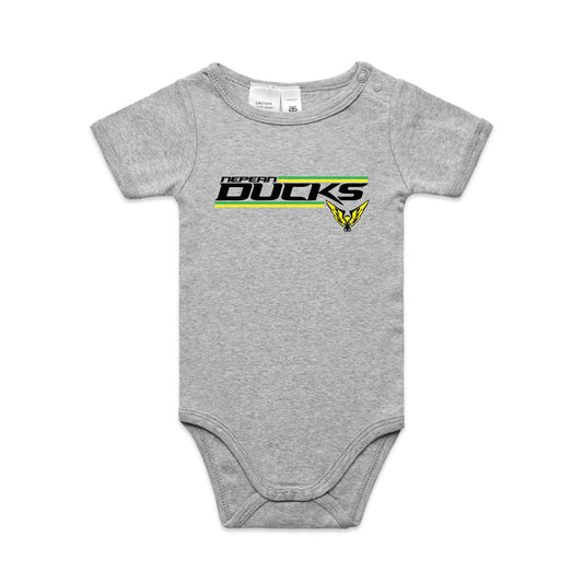 Nepean Ducks Striped Logo Baby One Piece