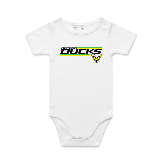 Nepean Ducks Striped Logo Baby One Piece