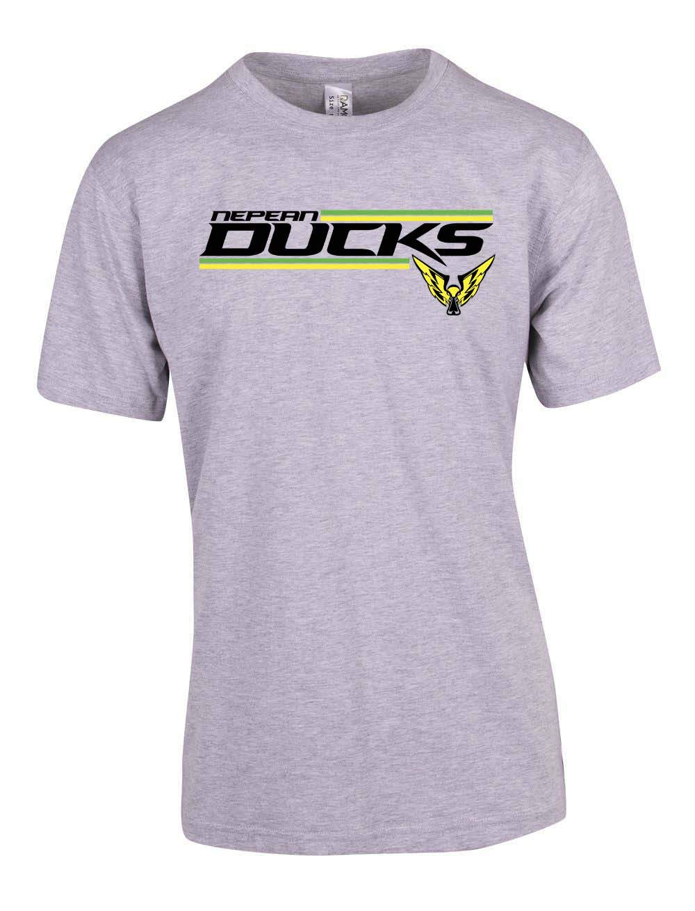 Nepean Ducks Striped Logo T-Shirt