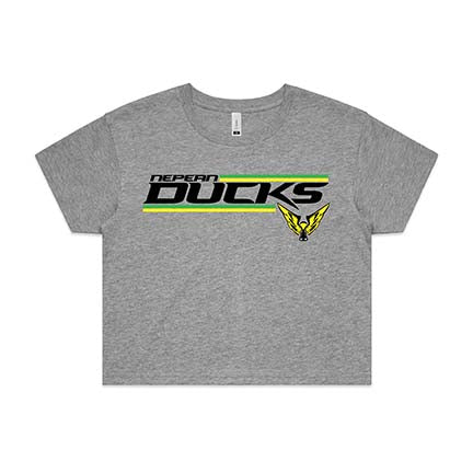 Nepean Ducks Striped Logo Cropped T-shirt