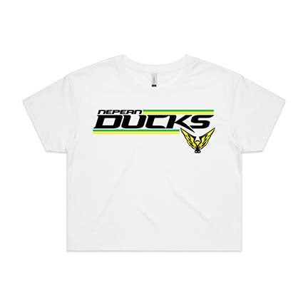 Nepean Ducks Striped Logo Cropped T-shirt