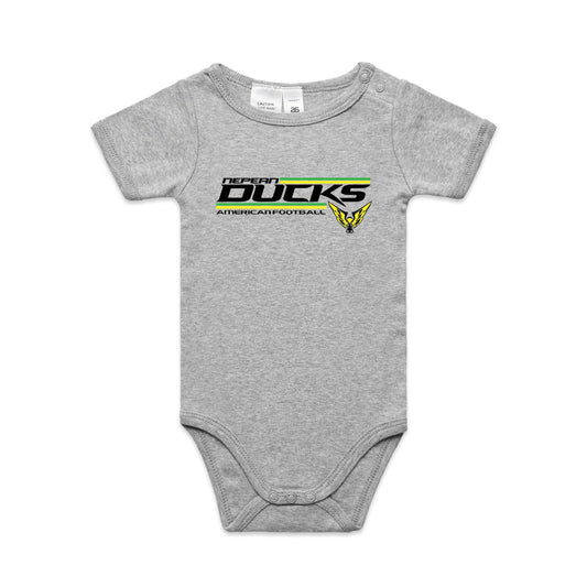 Nepean Ducks Striped Logo Baby One Piece