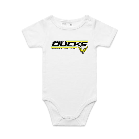 Nepean Ducks Striped Logo Baby One Piece