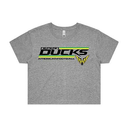 Nepean Ducks Striped Logo Cropped T-shirt