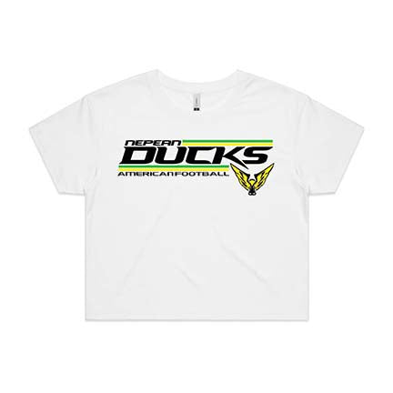 Nepean Ducks Striped Logo Cropped T-shirt