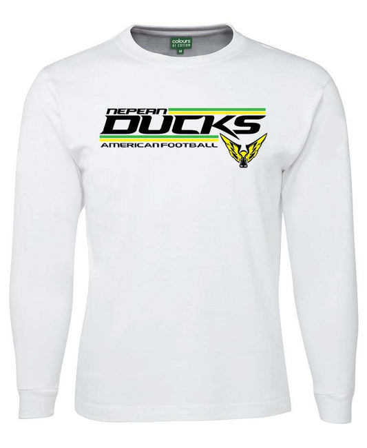Nepean Ducks Striped Logo Long Sleeved T-Shirt