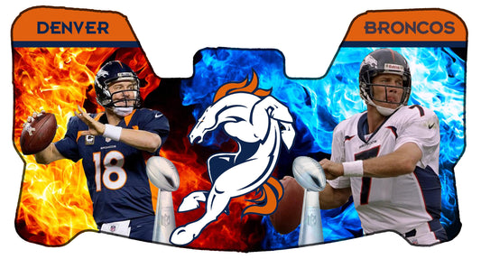 Peyton Manning & John Elway Themed Custom Visor