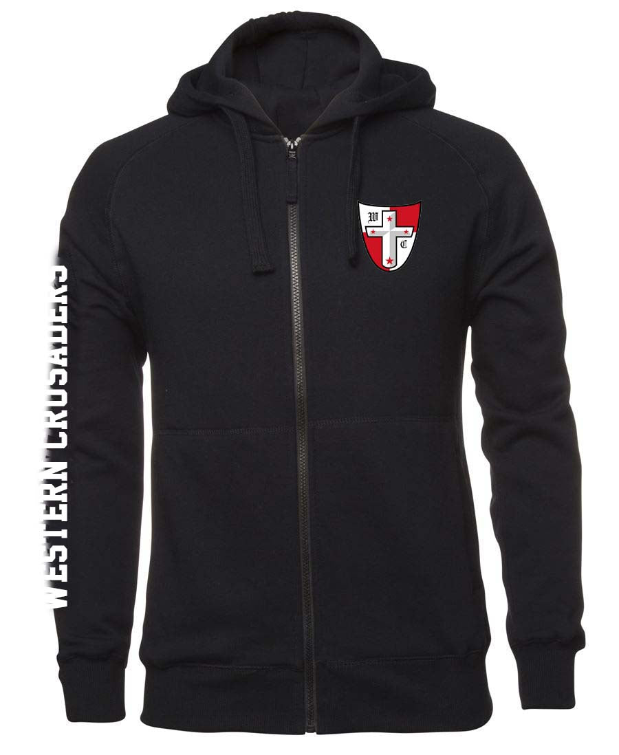 Crusaders Zipped Logo Hoodie