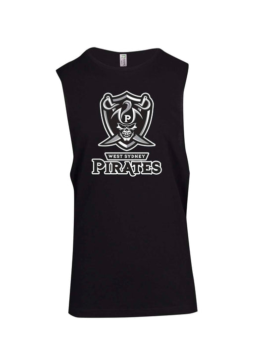 West Sydney Pirates Logo Muscle Tee