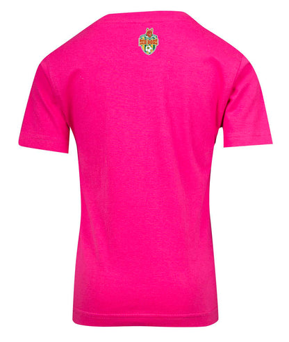 Dampier Red Dogs Adult Spell Out Logo T-Shirt Double Sided