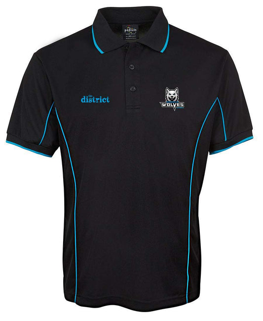 Gungahlin Wolves netball unisex Polo Shirt