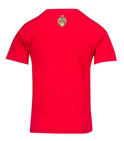 Dampier Red Dogs Adult Spell Out Logo T-Shirt Double Sided