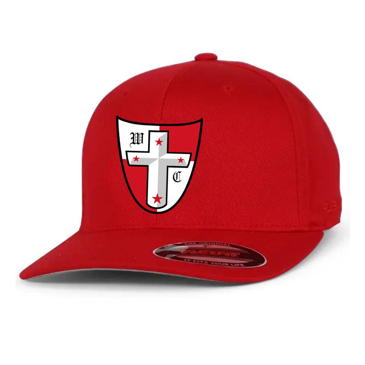 Crusaders Rugby Cap Crusaders trucker cap Red flex fit - American Sport Com Au