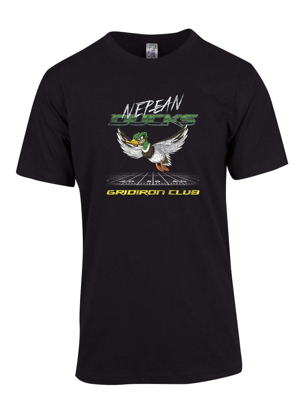 Nepean Ducks Distressed Retro Logo T-Shirt