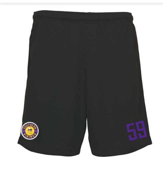 Southern Vikings Basketball Style Shorts with Pockets