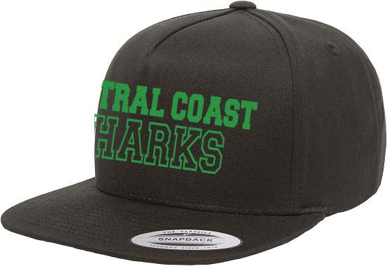 Central Coast Sharks  SPELL OUT LOGO SNAP BACK