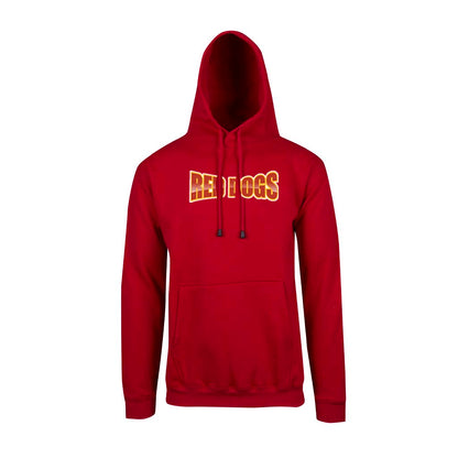 Red Dogs Spell Out Adults Logo Hoodie