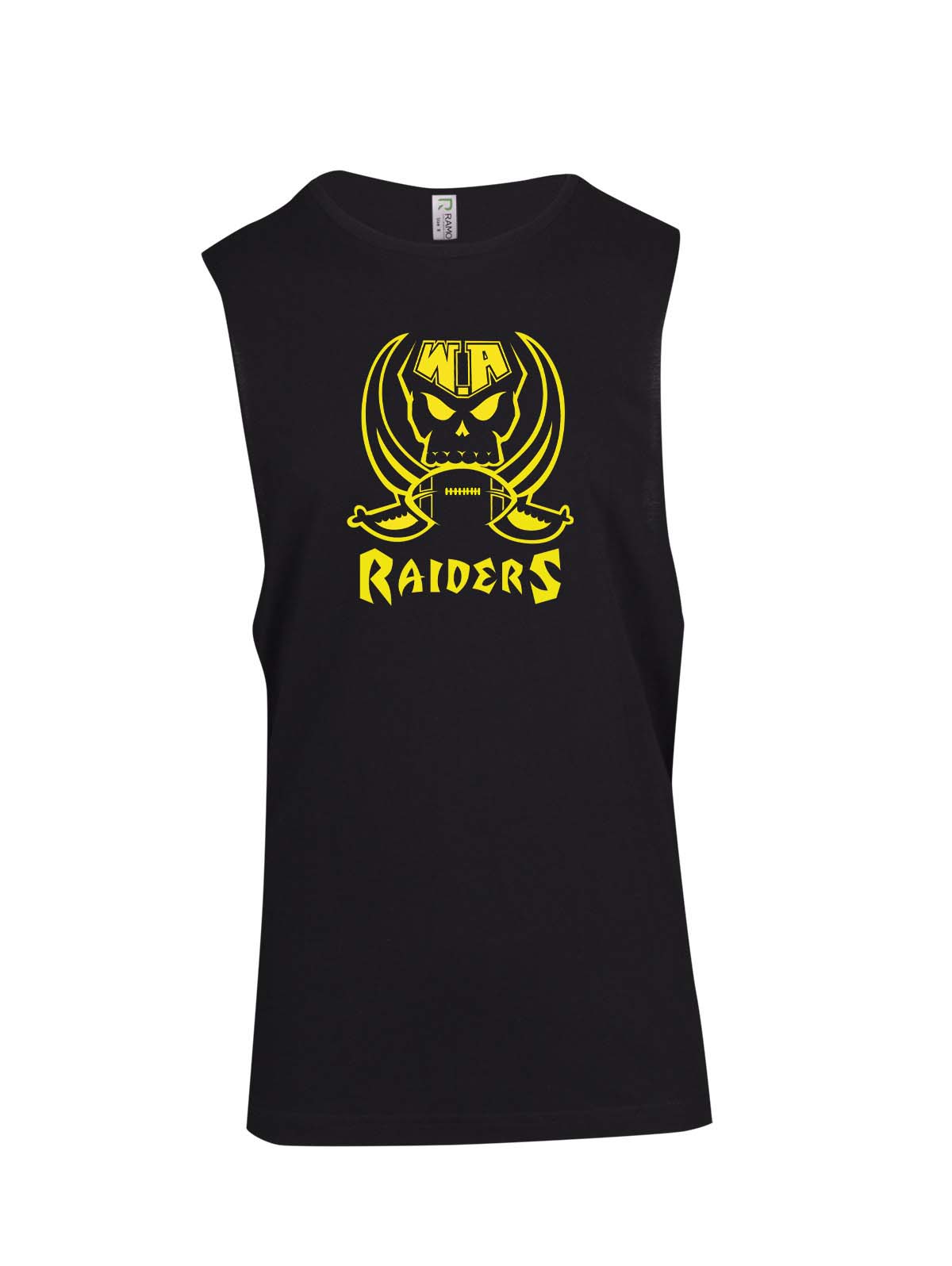 GW Raiders logo Muscle T - Ladies