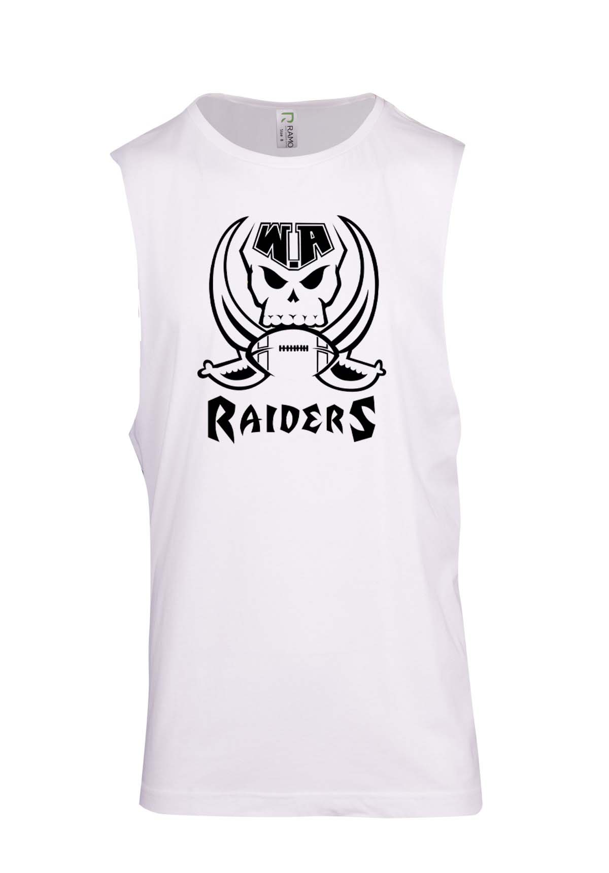GW Raiders logo Muscle T - Ladies