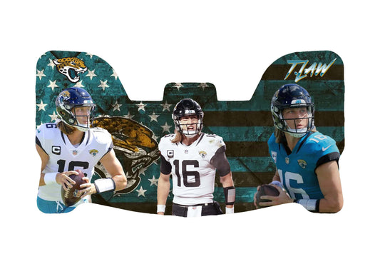 Trevor Lawrence Themed Custom Visor