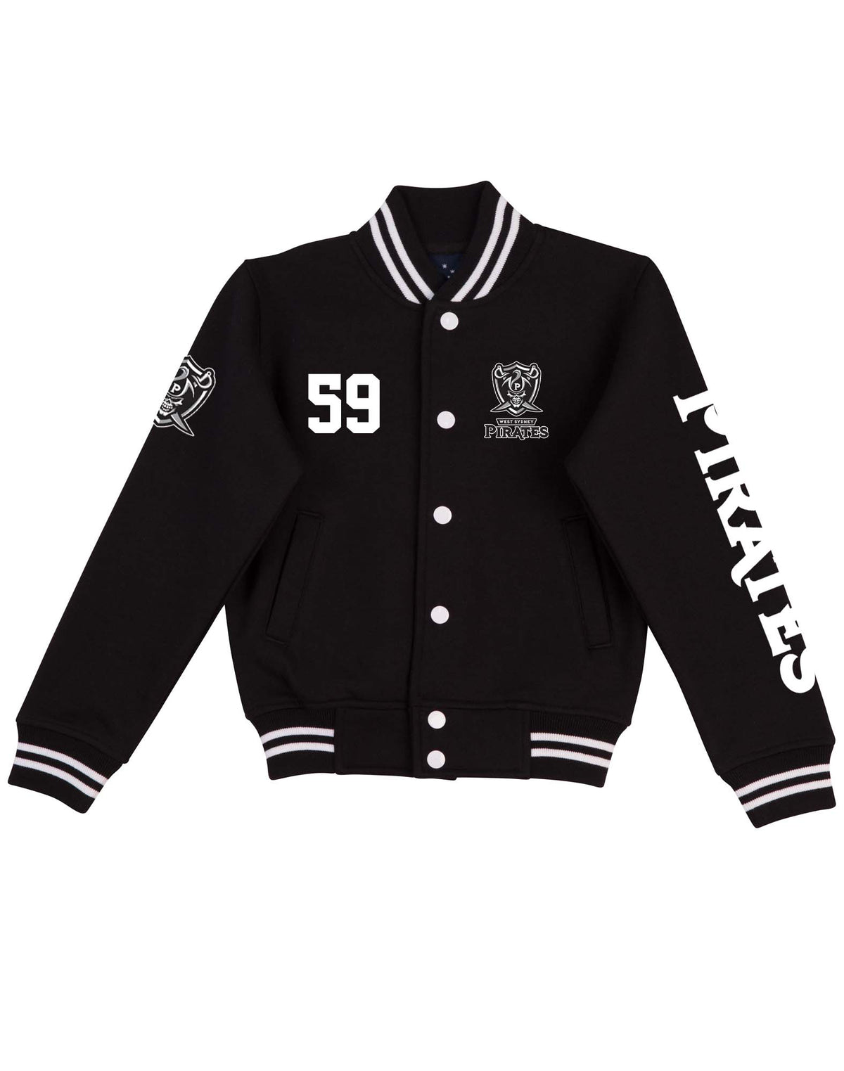 West Sydney Pirates Varsity Jacket - American Sport Com Au