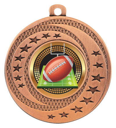 Wayfare American Football Medal 3 Colours