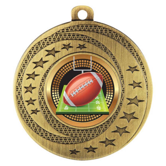 Wayfare American Football Medal 3 Colours