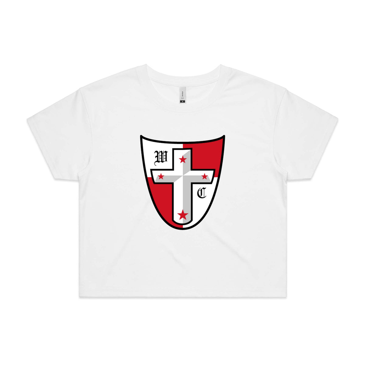 Crusaders Logo Cropped T-shirt - American Sport Com Au