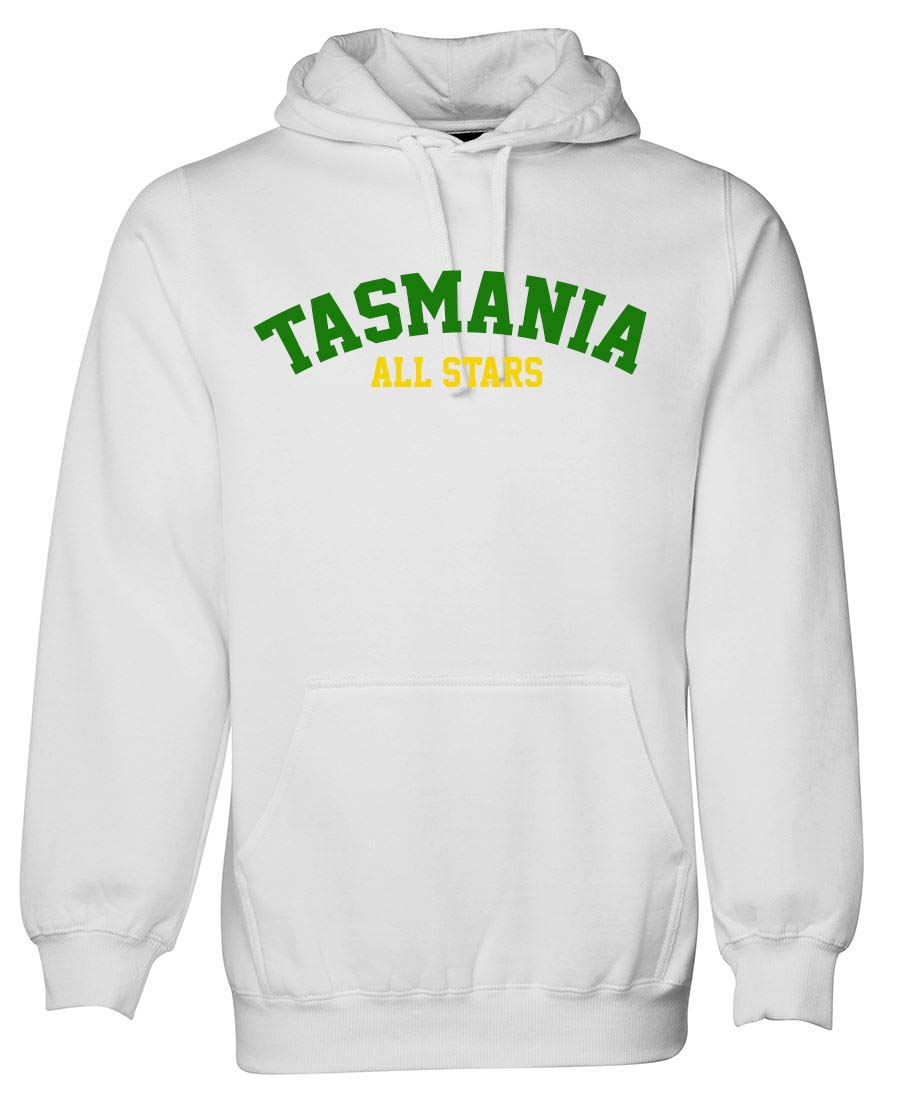 Tasmania white hoodie