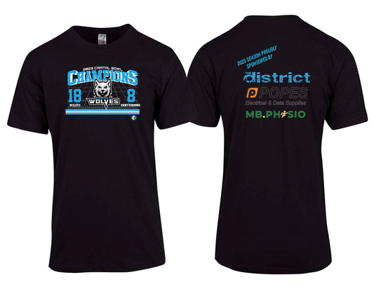 Gungahlin Wolves Champion shirt Seniors Logo T Shirt