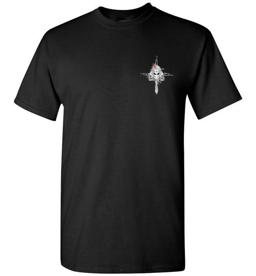 Skull Football Backbone T Shirt