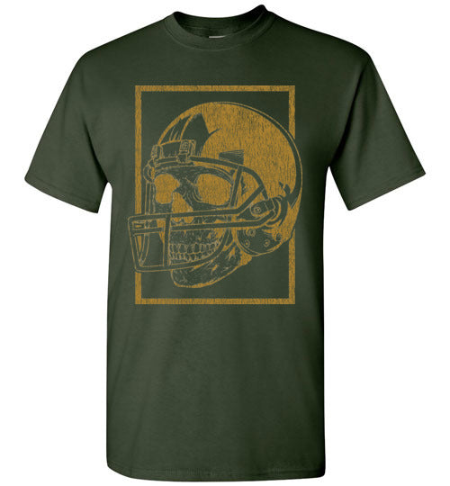 Skull Football T Shirt