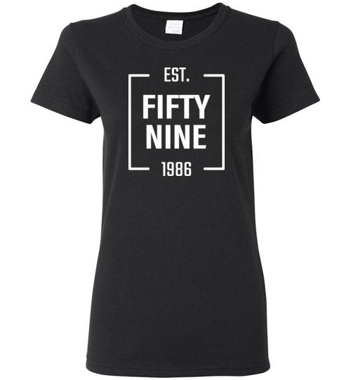 Fifty Nine Clothing Square Logo Ladies T Shirt