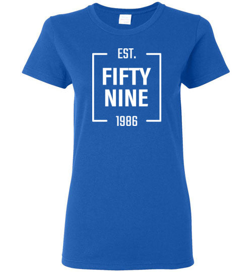 Fifty Nine Clothing Square Logo Ladies T Shirt