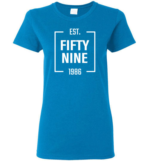 Fifty Nine Clothing Square Logo Ladies T Shirt