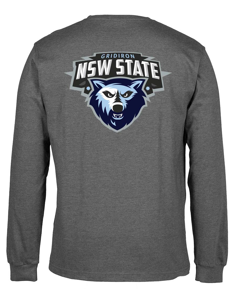 NSW Long Sleeve state logo double sided - American Sport Com Au